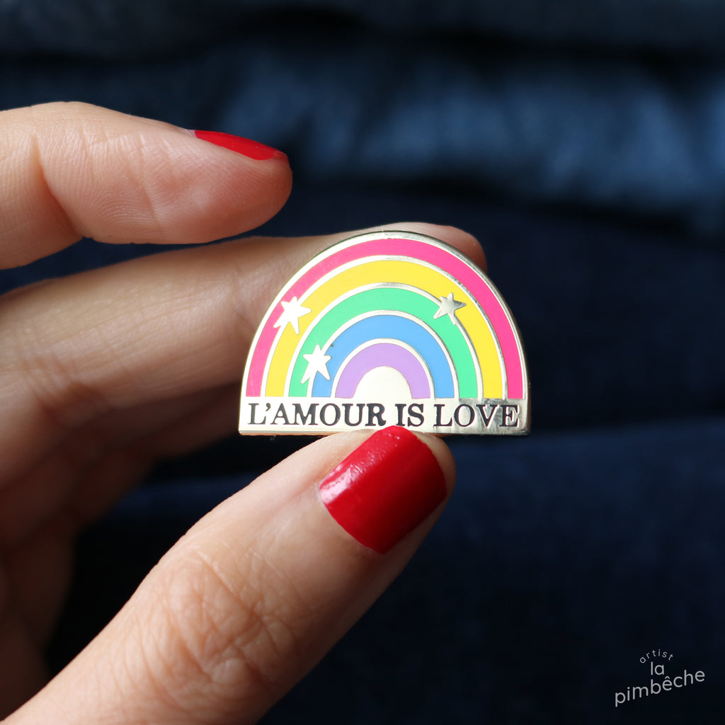L'amour Is Love pin
