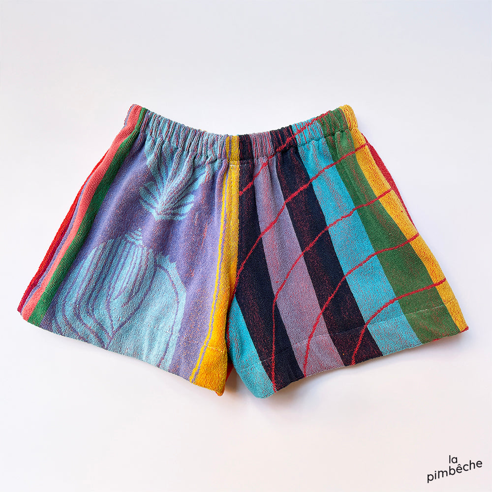 Shorts serviette *long* – Édition plage vintage 🏖️