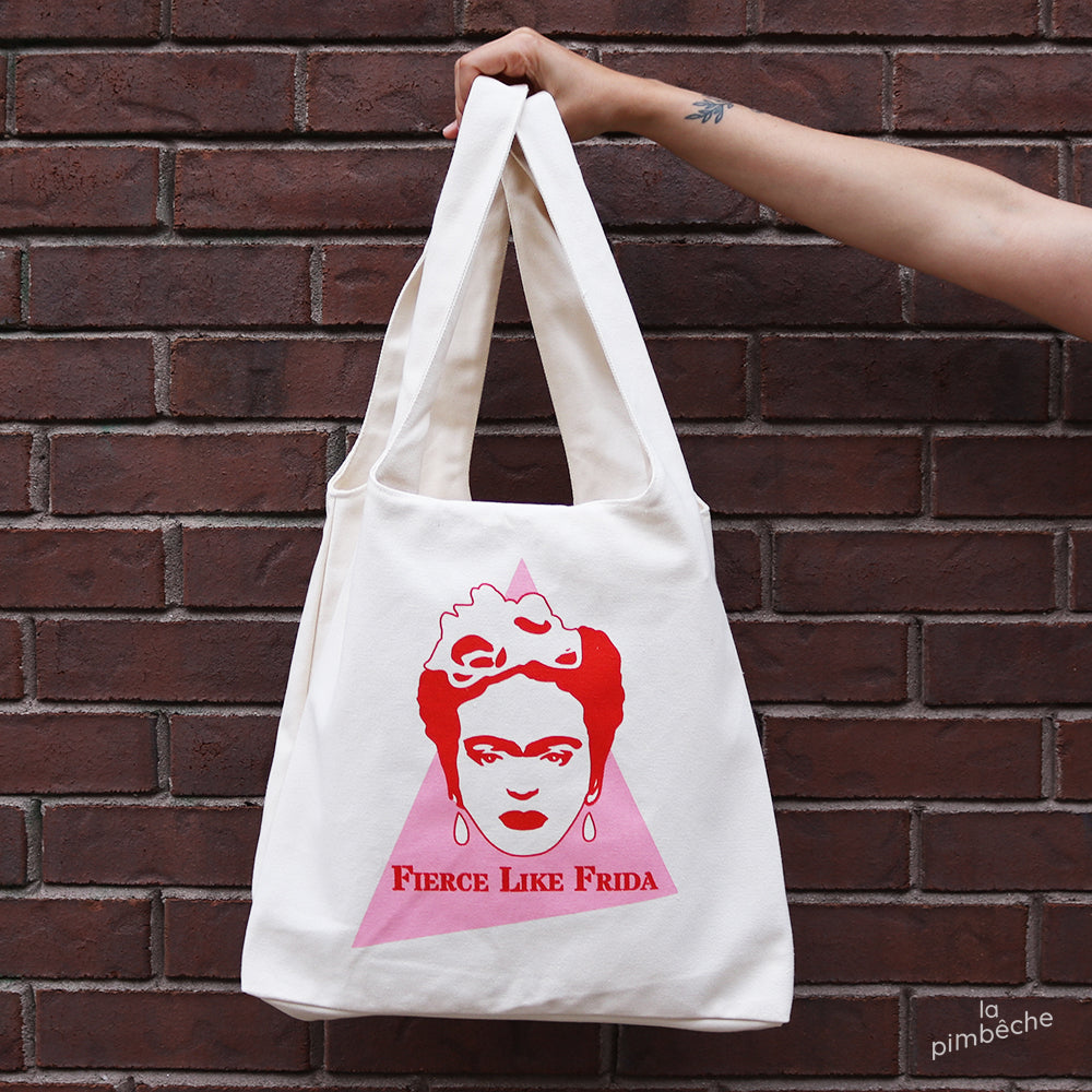 Fierce Like Frida Recycled ♻️ Tote Bag