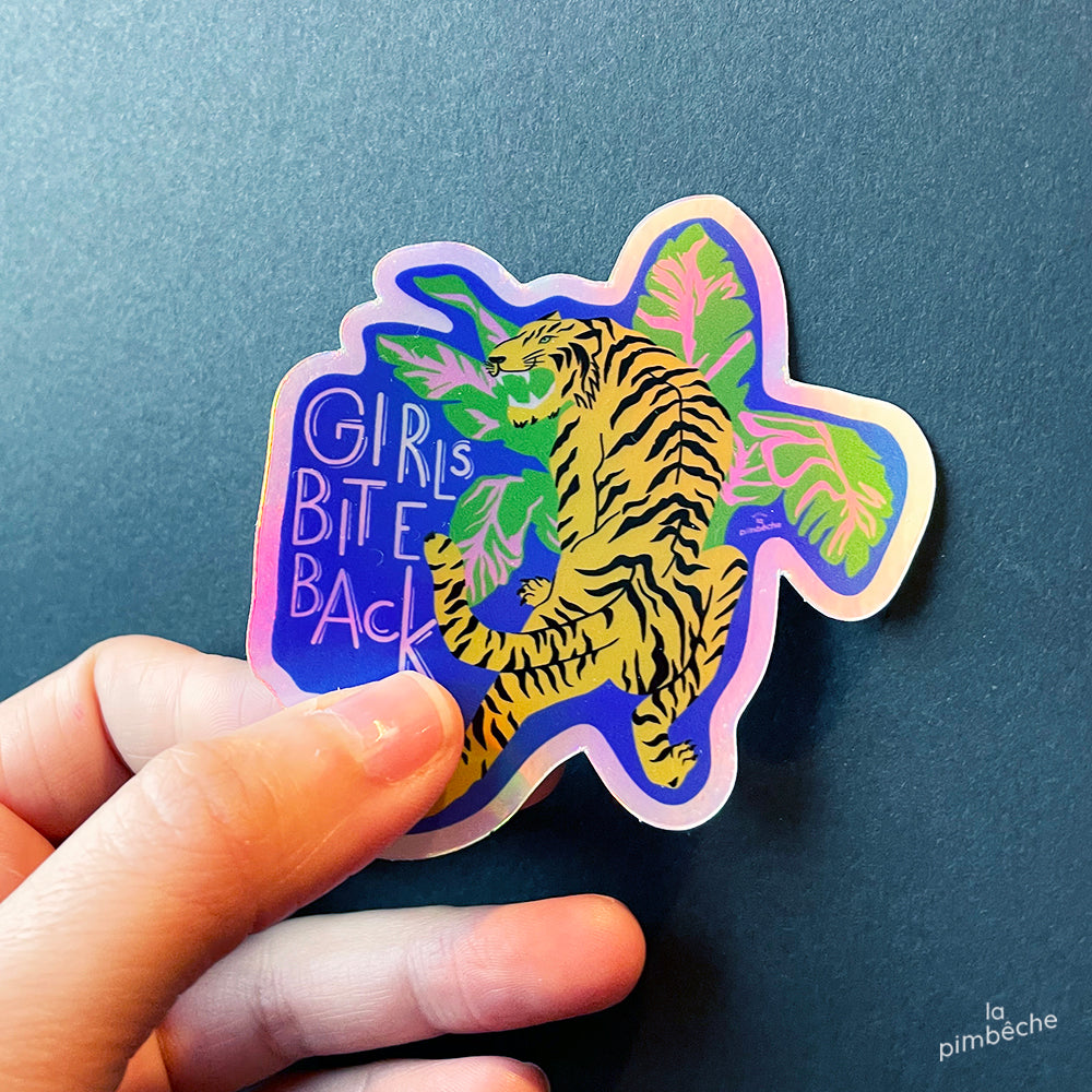 Hologram trio pack of stickers