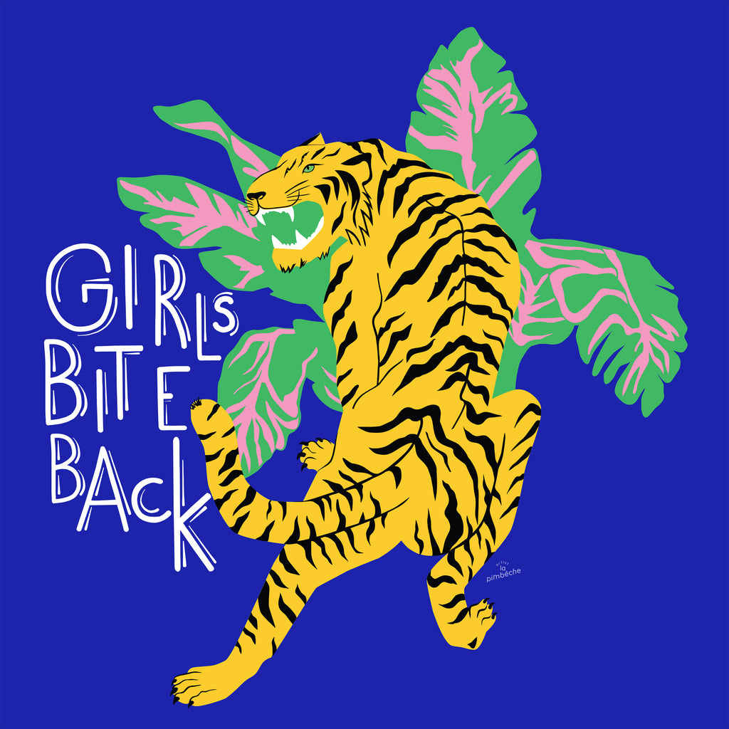 L'artiste féministe montréalaise La Pimbêche - "Girls Bite Back" 